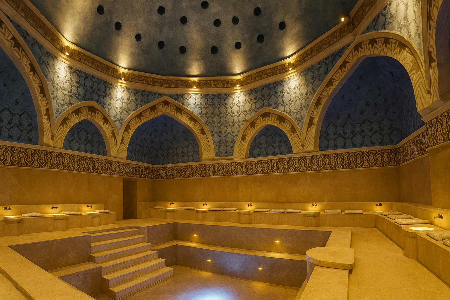 Das Römische Bad Aquae Calidae von Innen