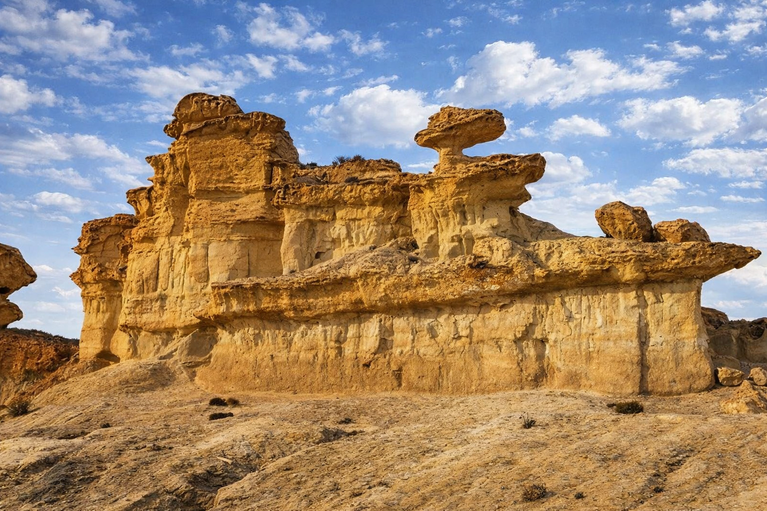 Panorama auf Bolnuevo Erosions