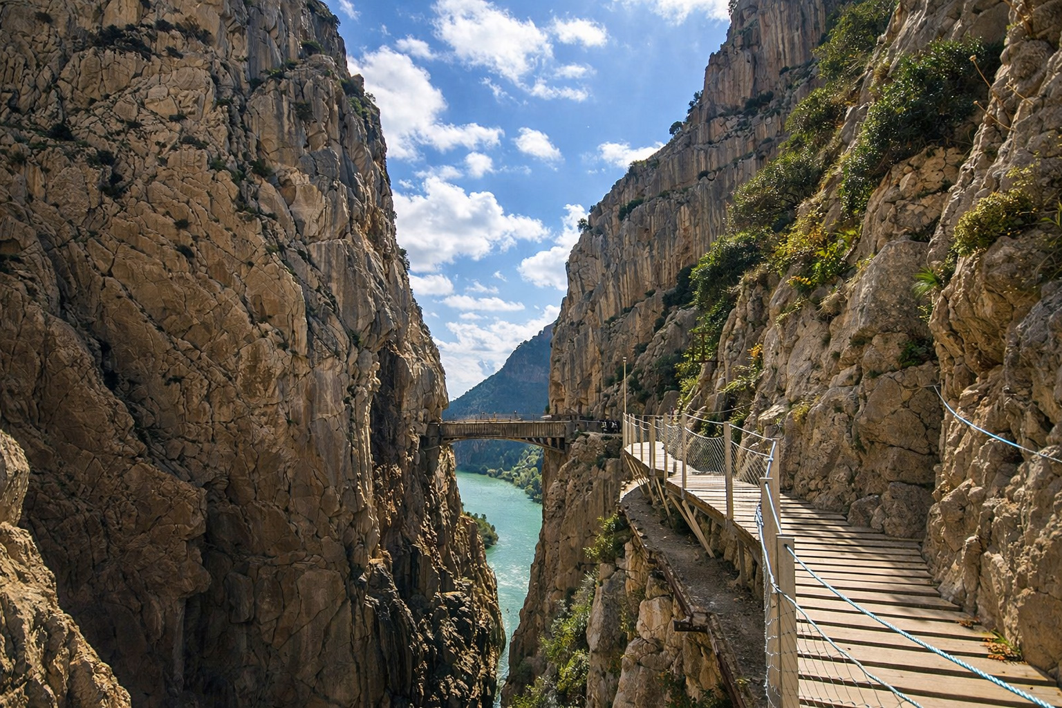 Panorama auf Caminito del Rey
