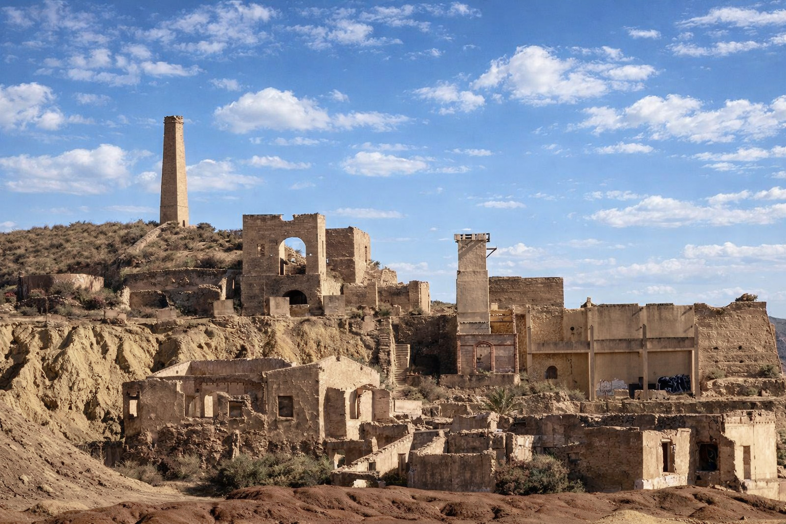 Panorama auf Mazarrón Mines