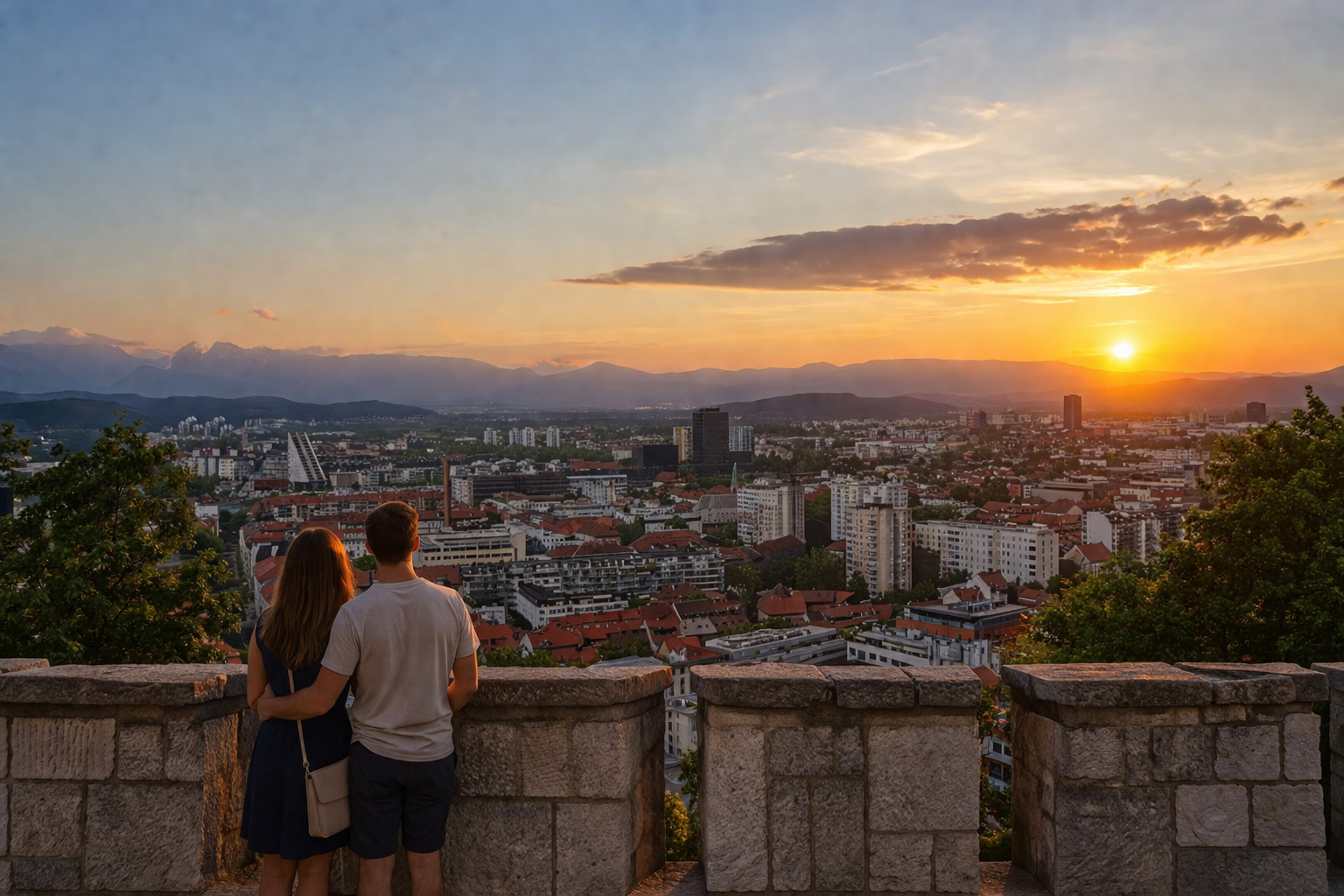 Ljubljana Burg – Aussichtsturm