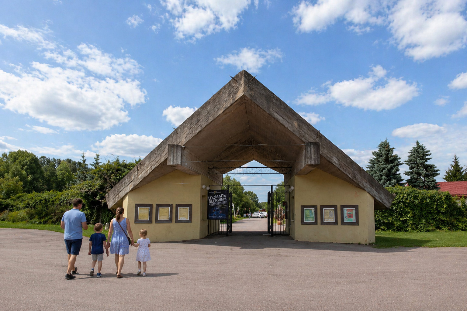 Zoo von Tallinn Eingangstor 