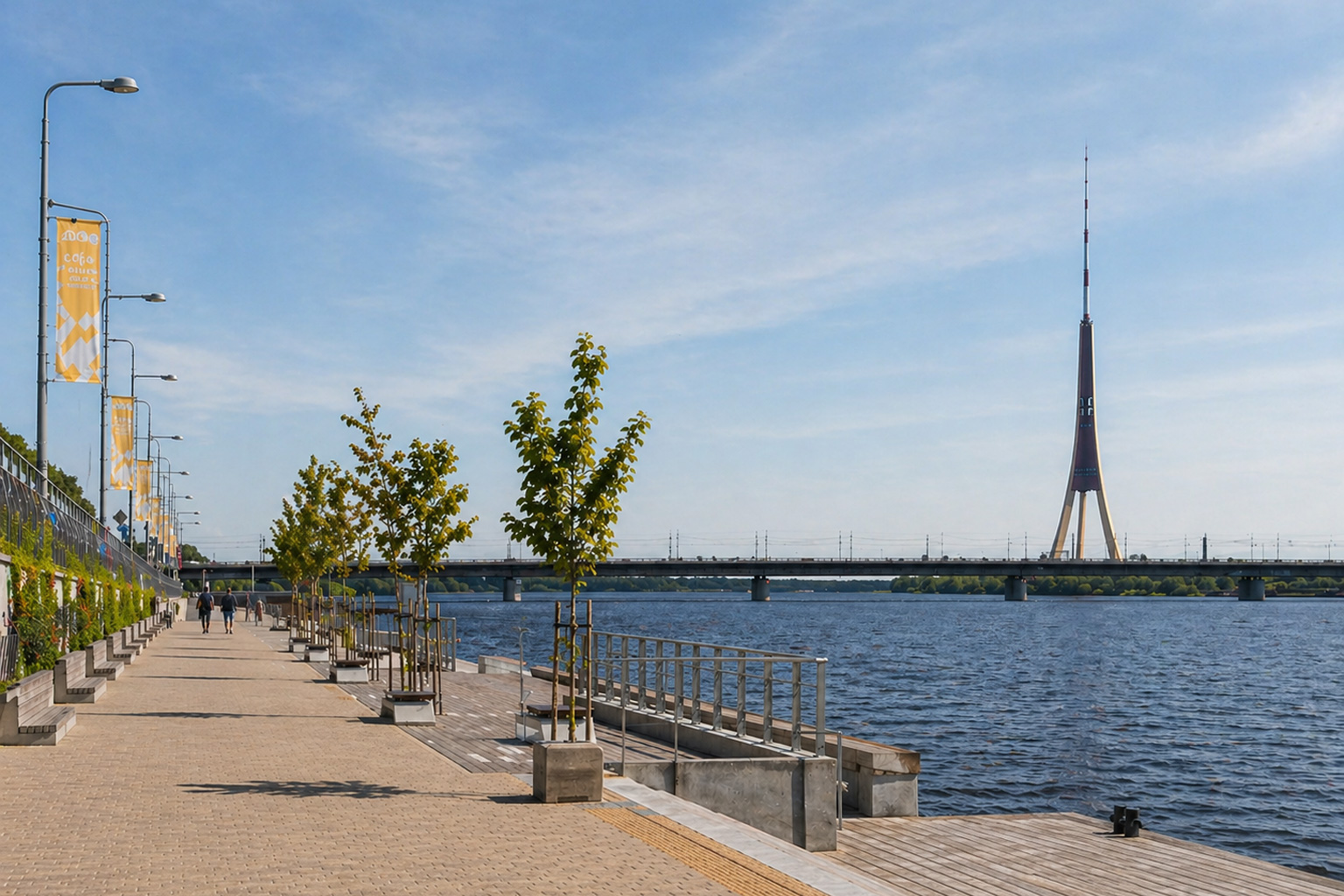 Düna-Uferpromenade