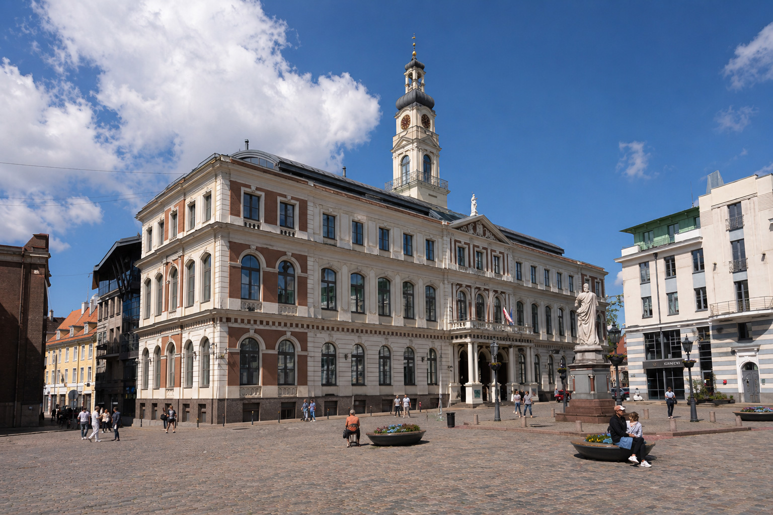 Rathausplatz in Riga