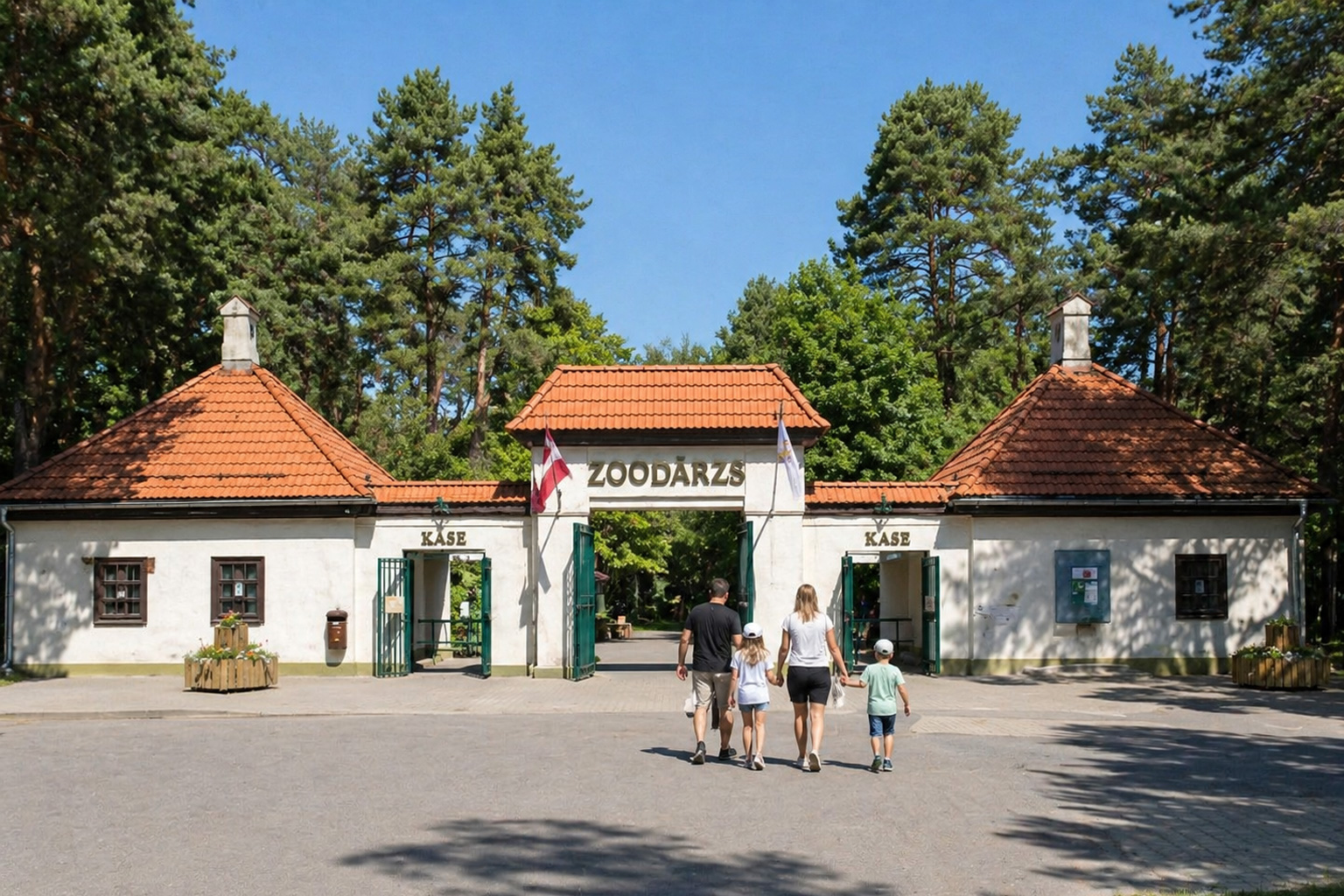 Riga Zoo Eingang