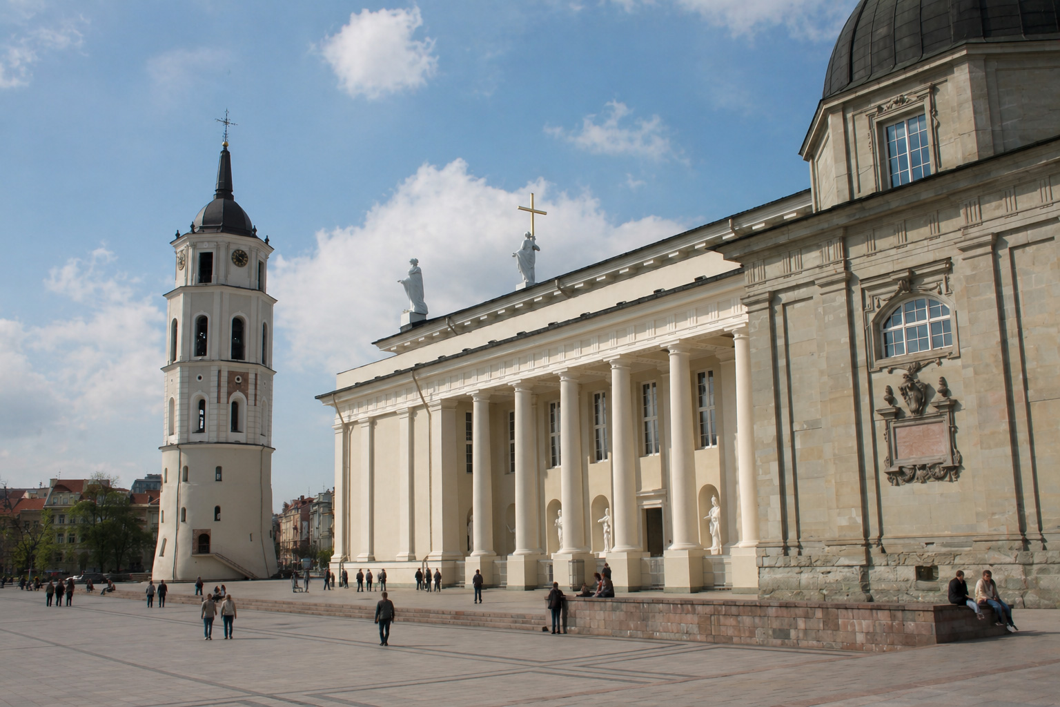 Kathedralenplatz in Vilnius