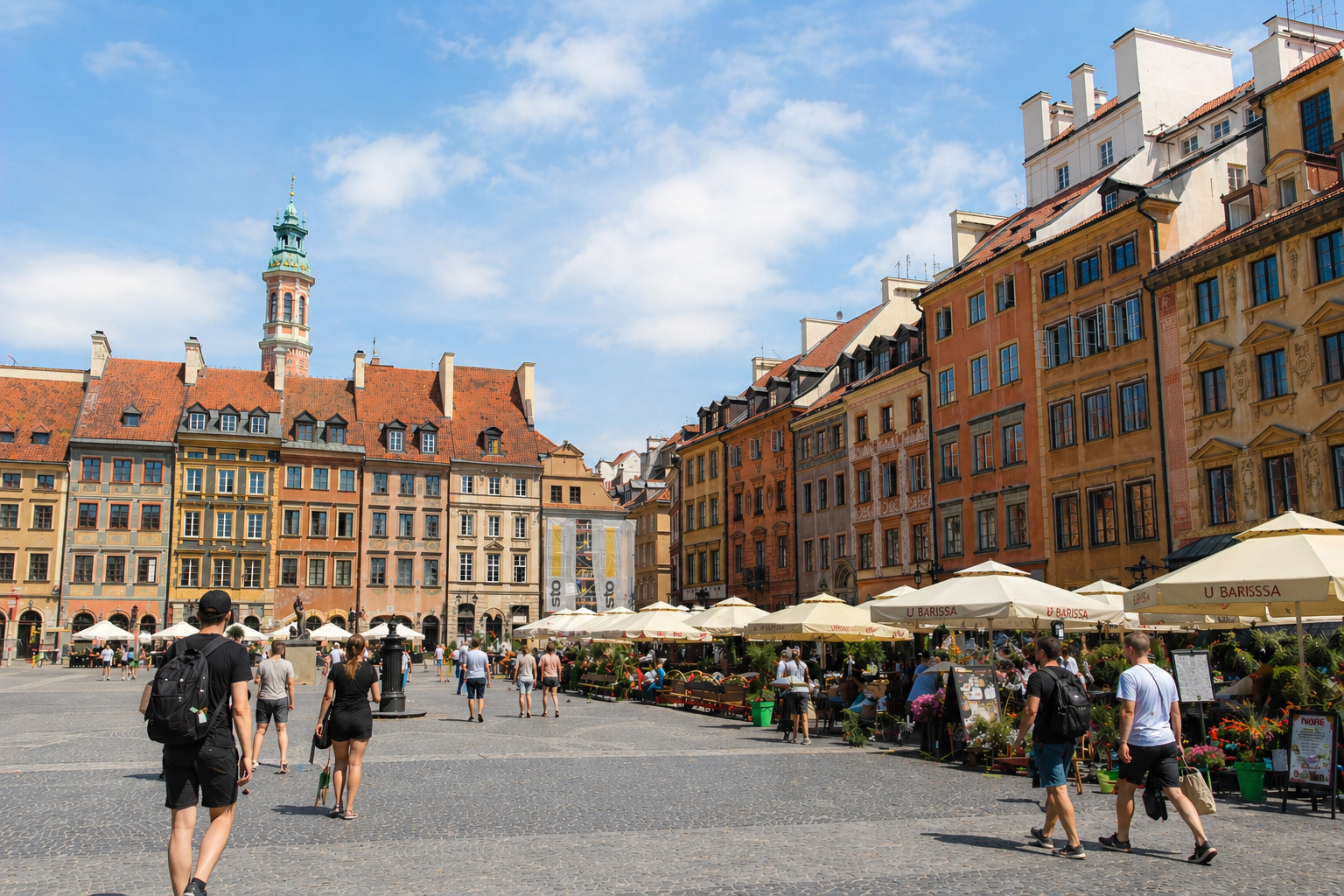 Marktplatz der Altstadt von Warschau