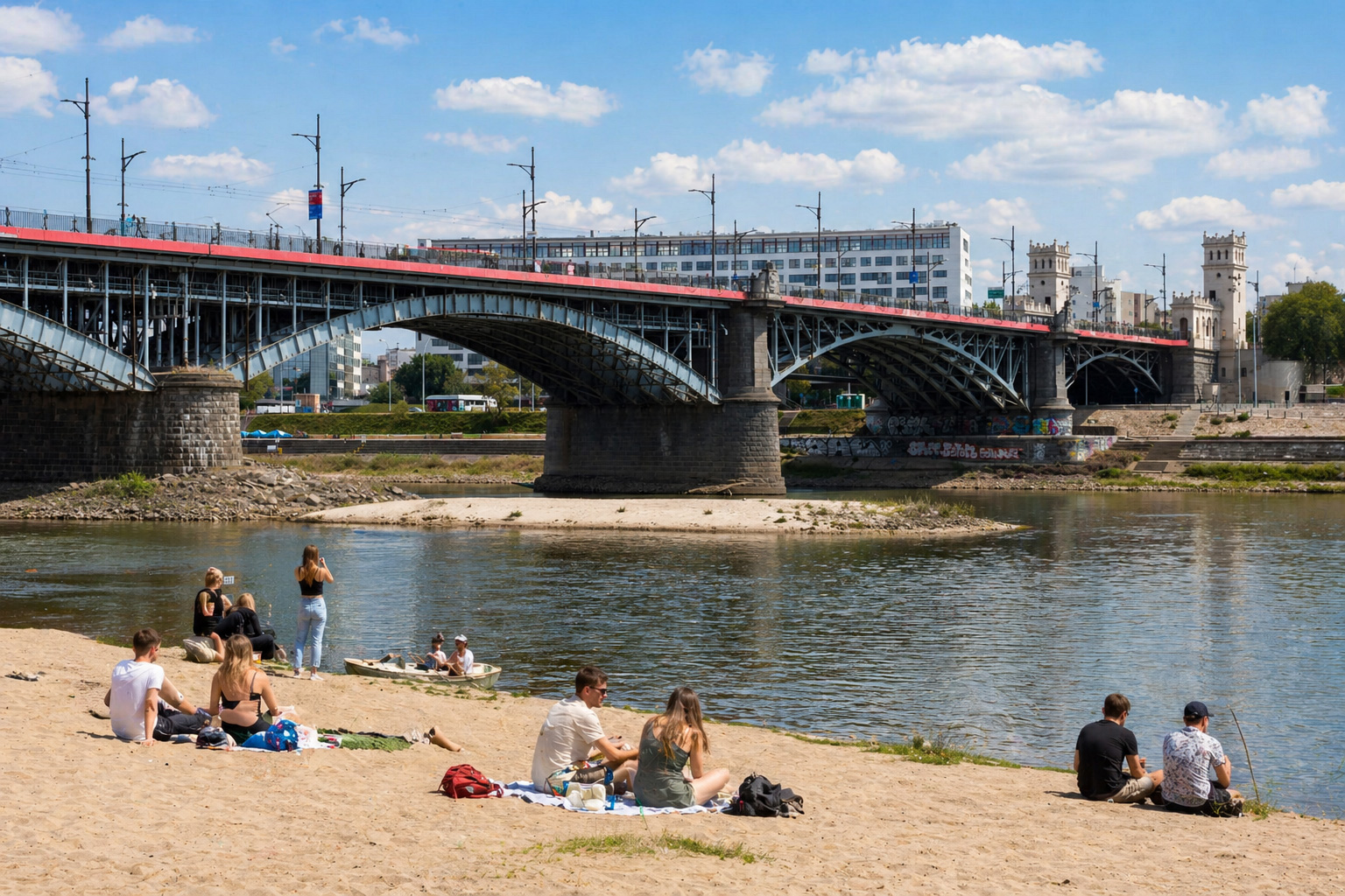 Stadtstrand an der Weichsel