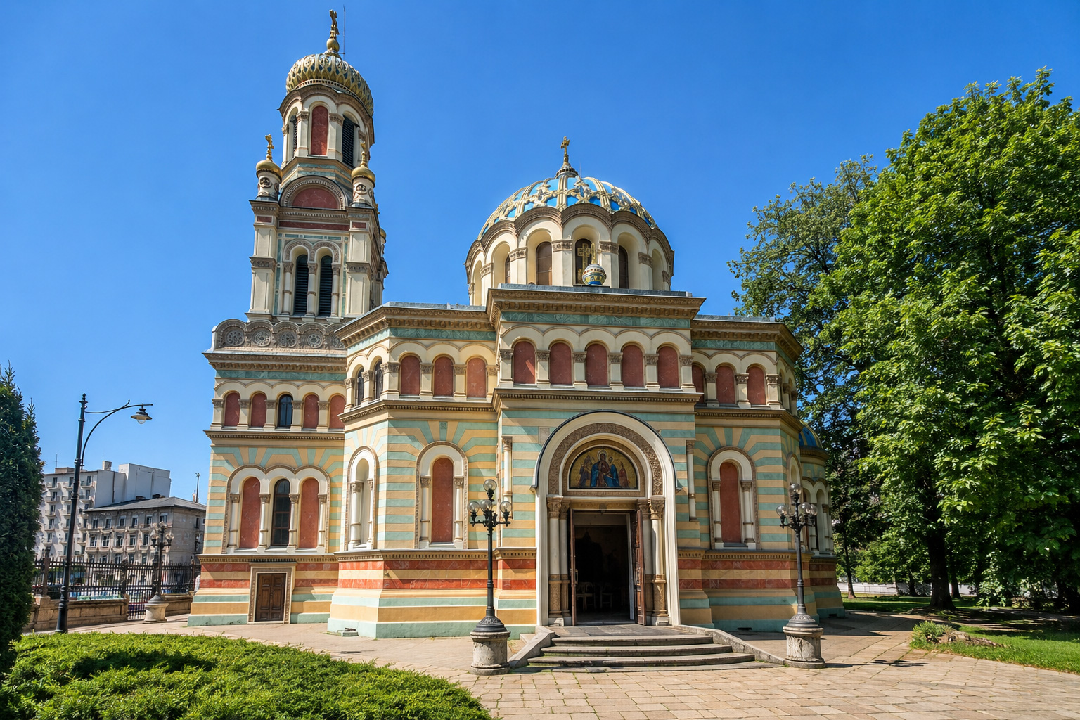 Alexander-Newski-Kathedrale in Łódź