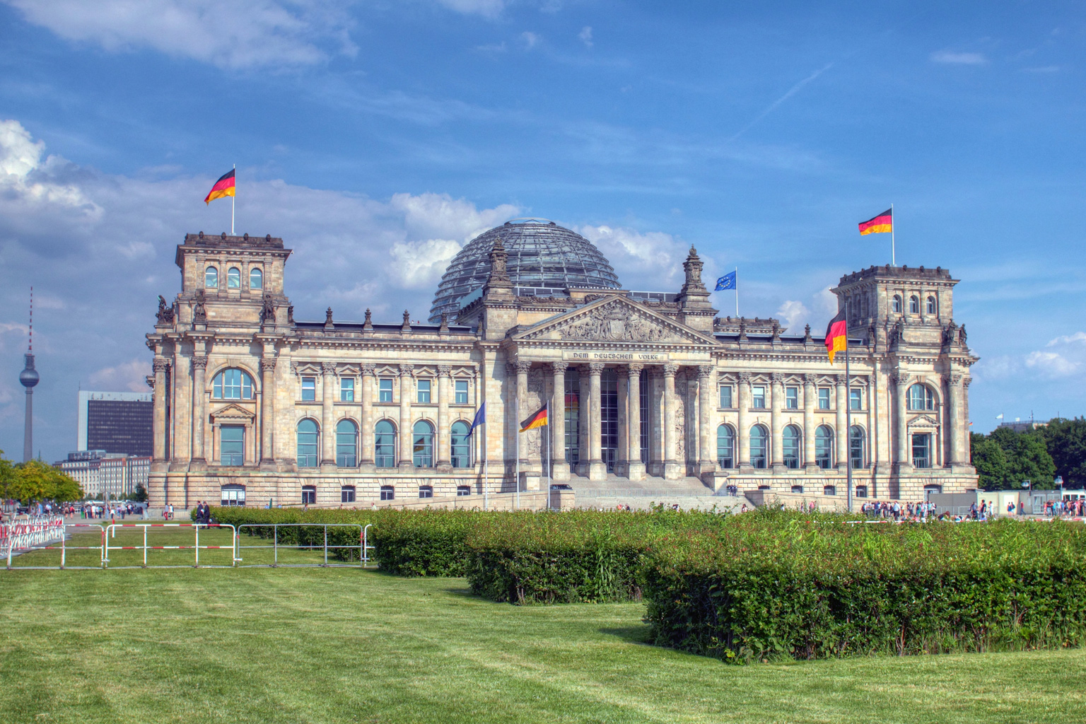 Das Reichtagsgebäude in Berlin.