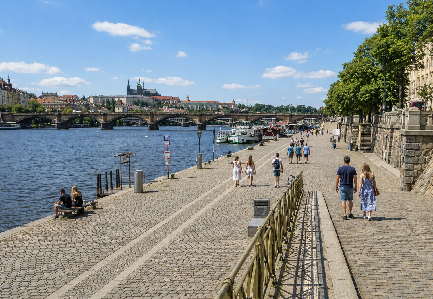 Náplavka am Rašín-Ufer 