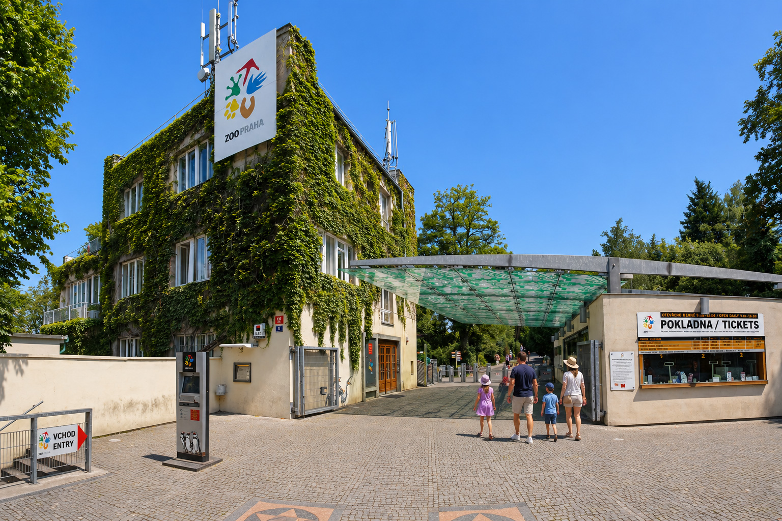 Zoo Prag Eingang
