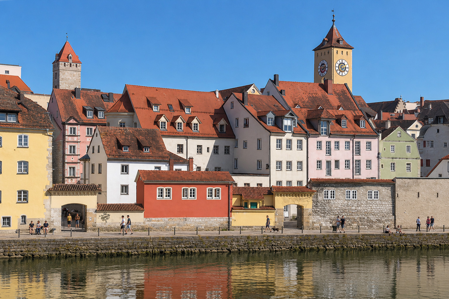 Donauufer an der Altstadt