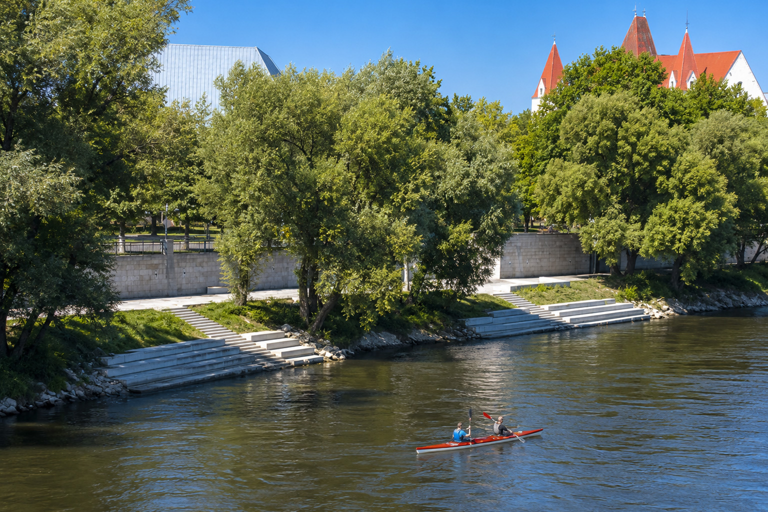 Donauufer an der Altstadt