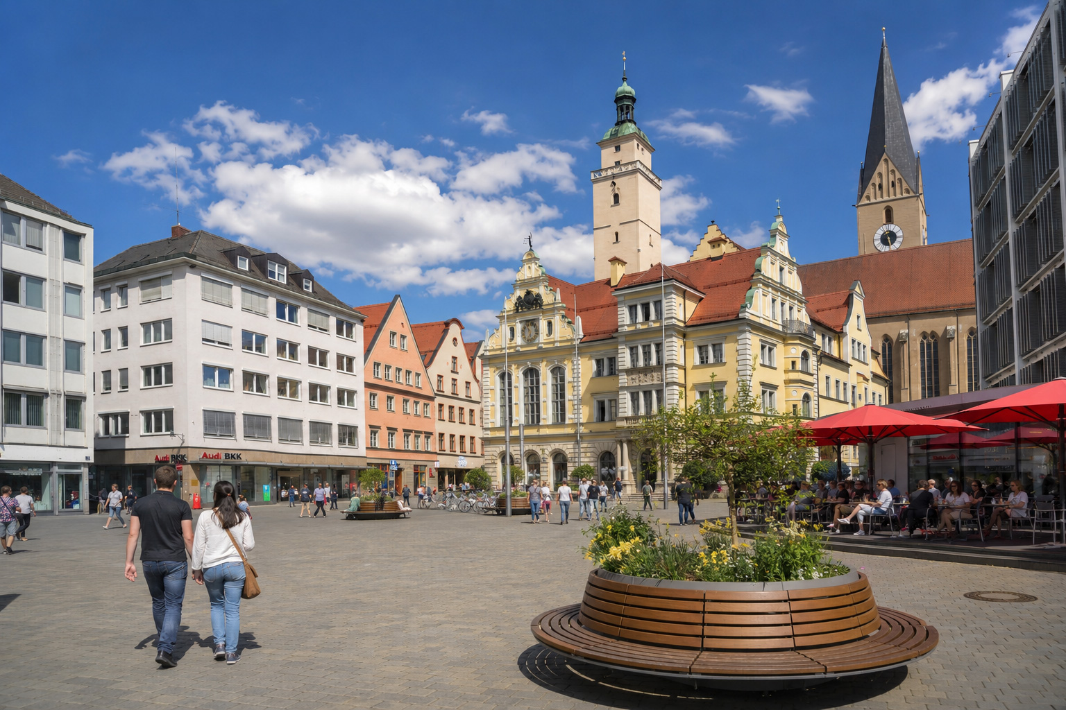 Rathausplatz von Ingolstadt