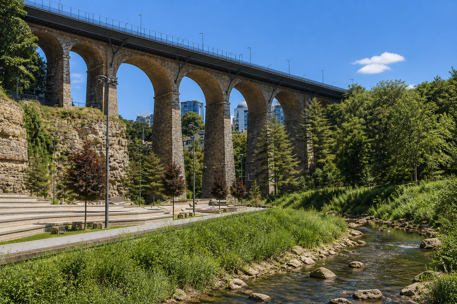 Passerelle – der alte Viadukt