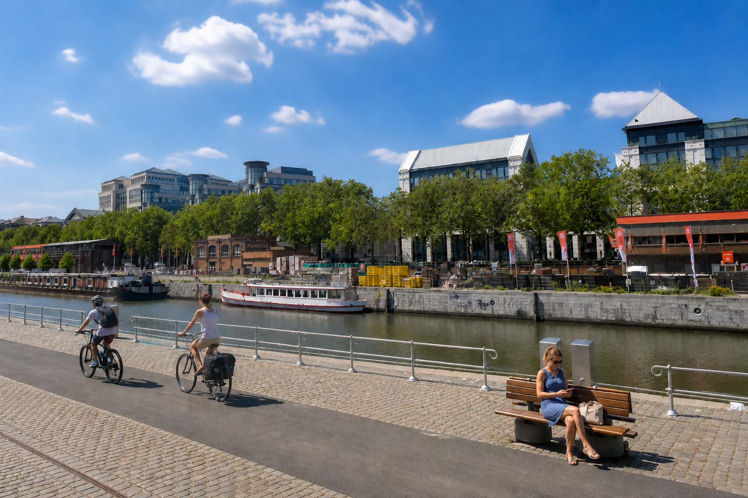 Brüsseler Kanal – Quai des Péniches