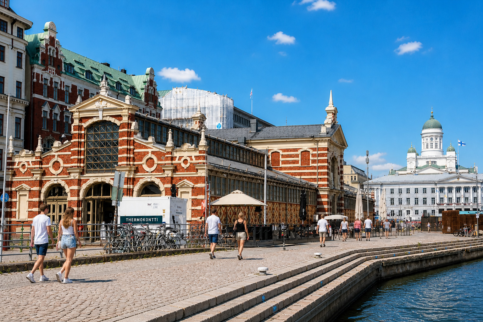 Südhafen und Esplanade zum Wasser