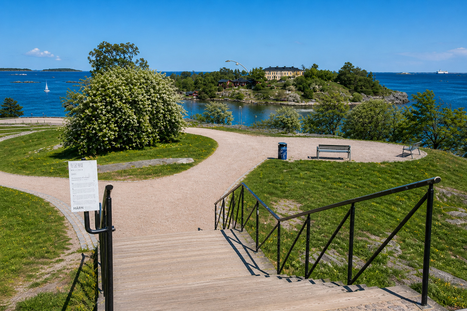 Kaivopuisto – Küstenpark mit Aussicht