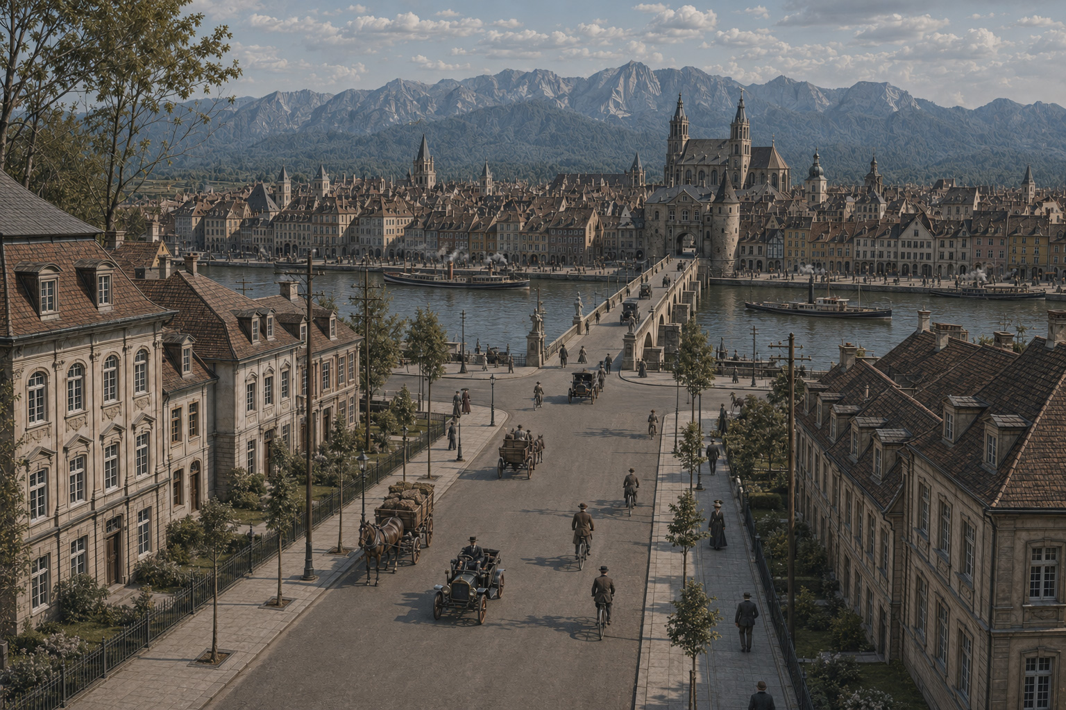 Der Beginn des motorisierten Verkehrs
