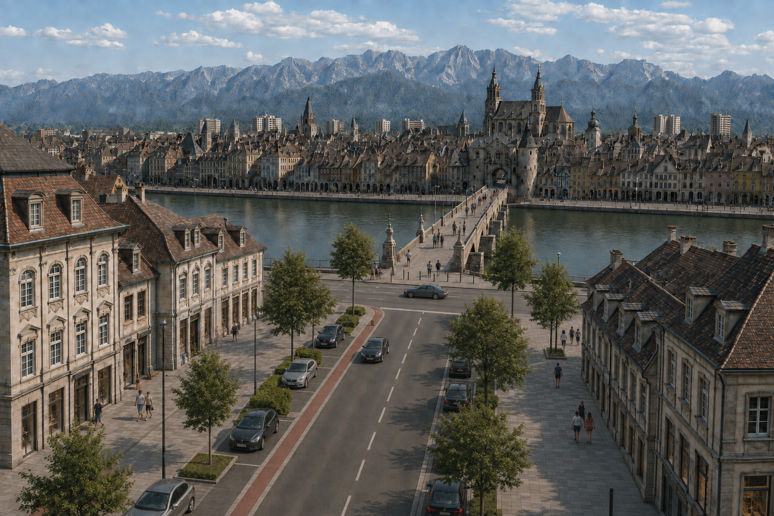 Die Straße der Gegenwart