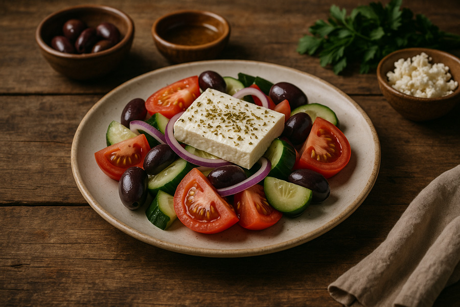 Choriatiki (Greek Salad)