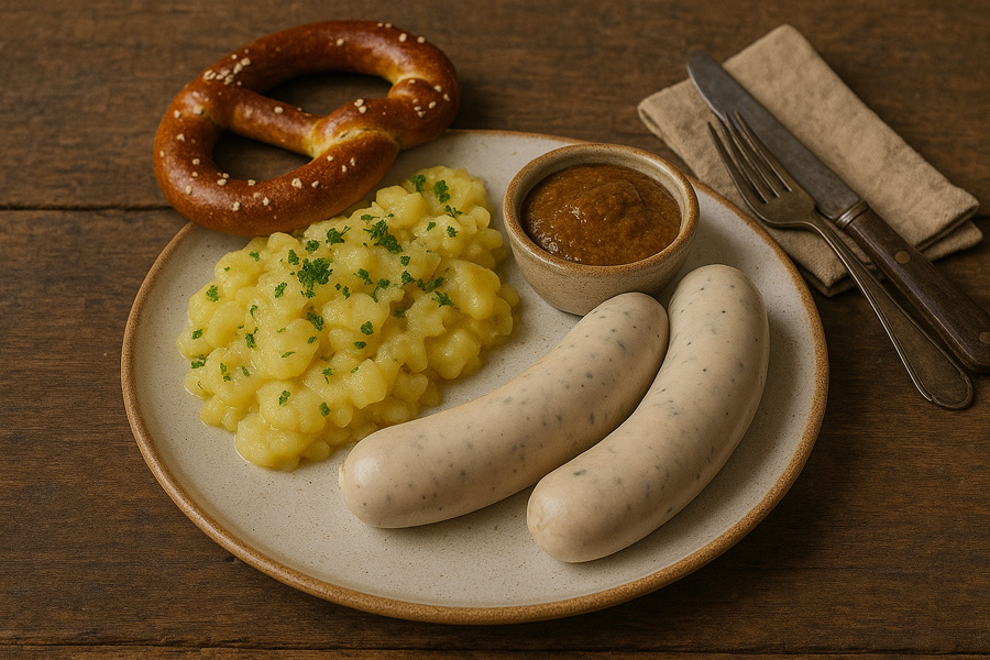 Weißwurst mit süßem Senf