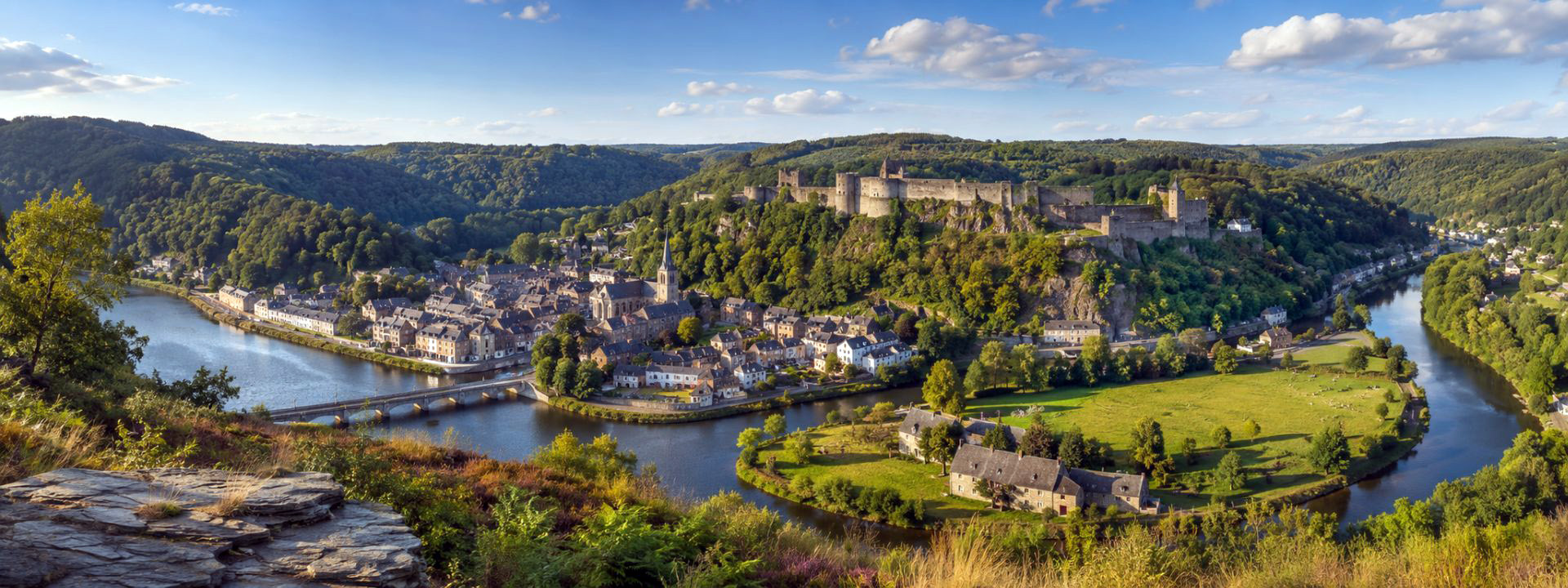 Panoramaansicht von Belgien