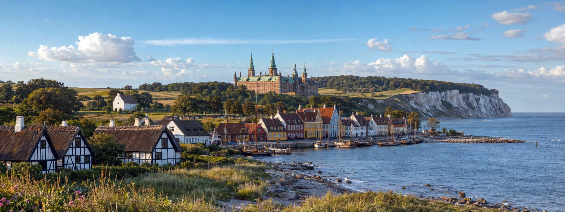 Panoramaansicht von Dänemark