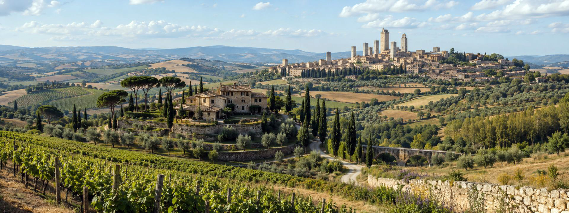 Panoramaansicht von Italien