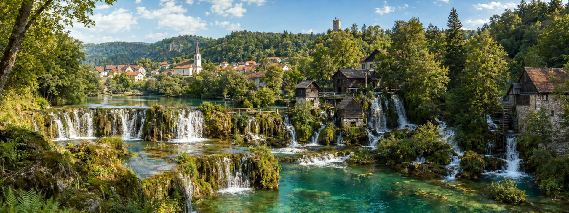Panoramaansicht von Kroatien