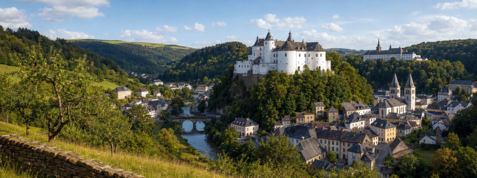Panoramaansicht von Luxemburg