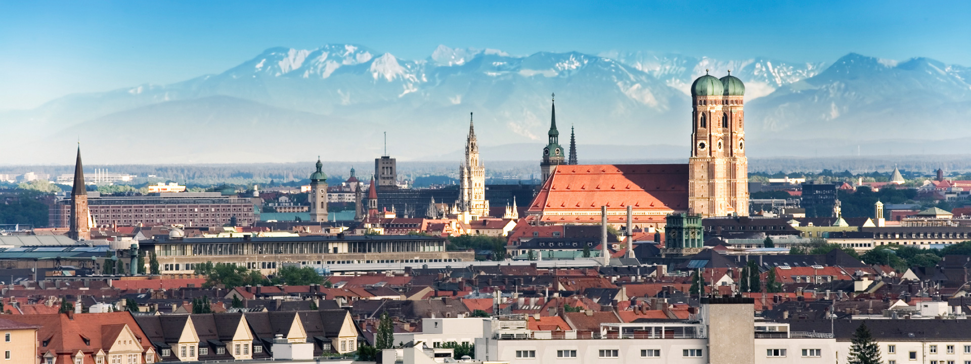 Panoramaansicht von München
