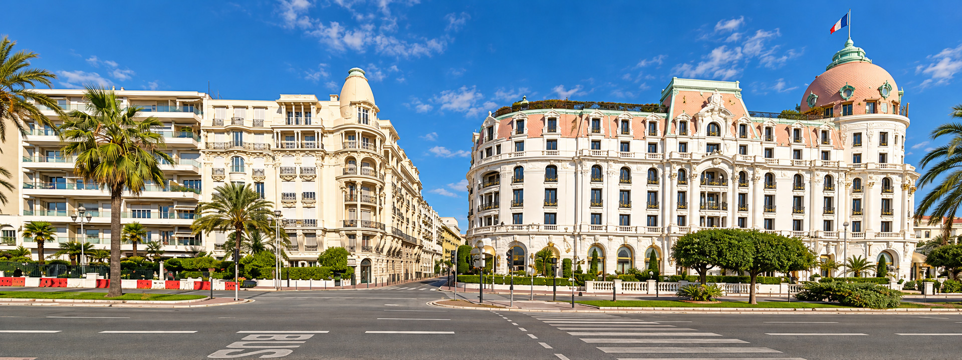 Panoramaansicht von Nizza