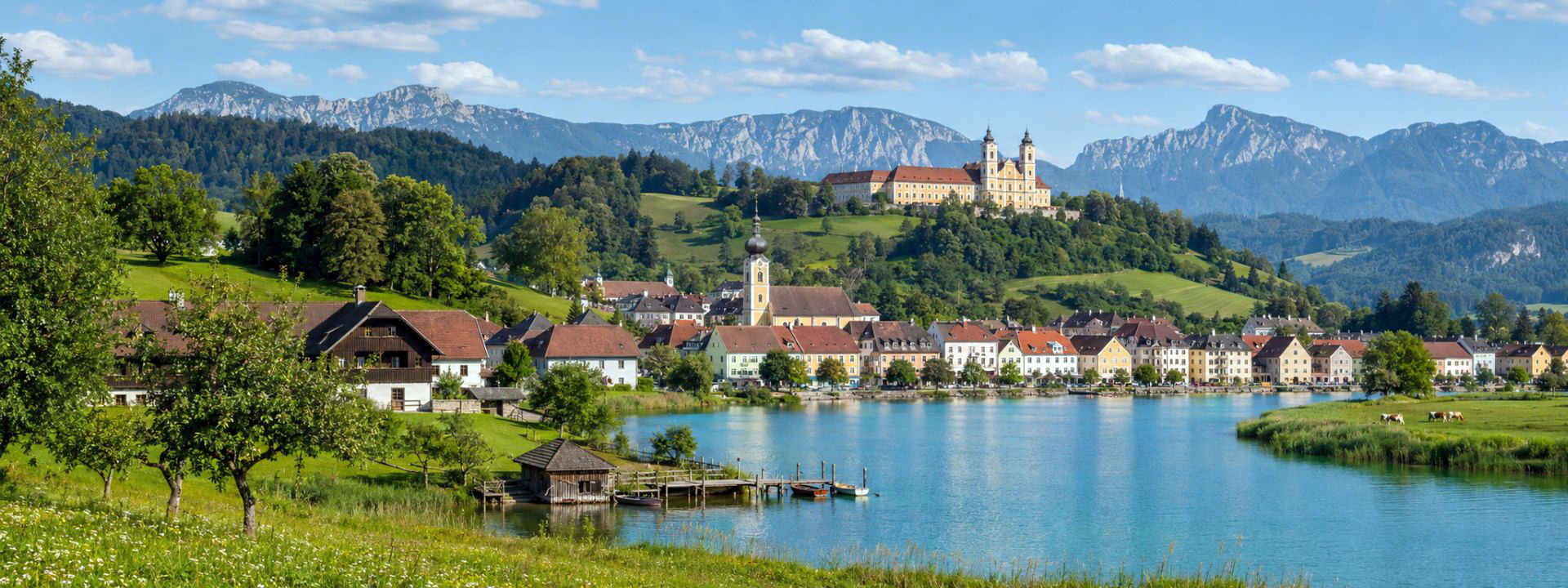 Panoramaansicht von Österreich