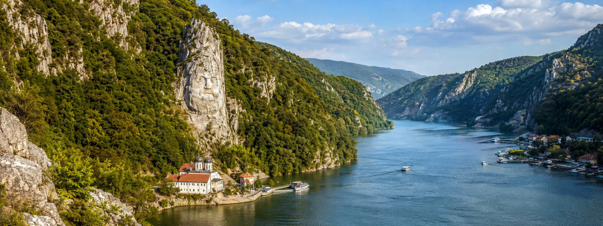 Panoramaansicht von Westrumänien