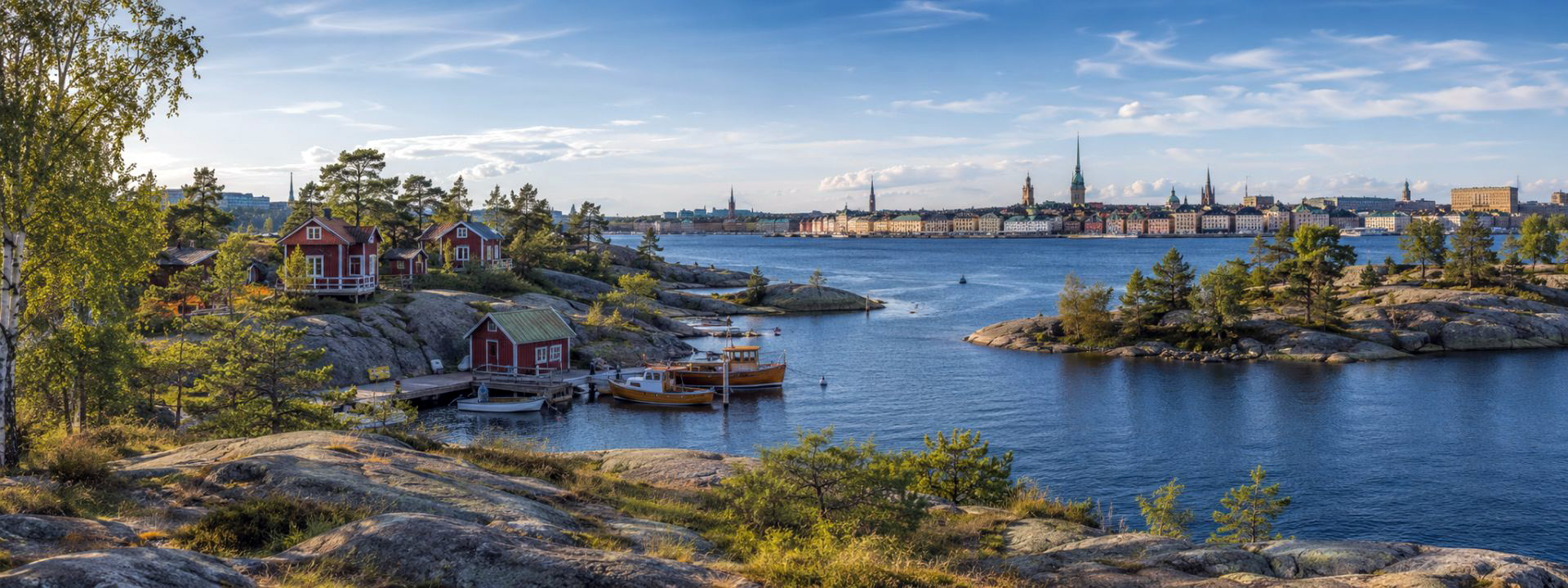 Panoramaansicht von Schweden