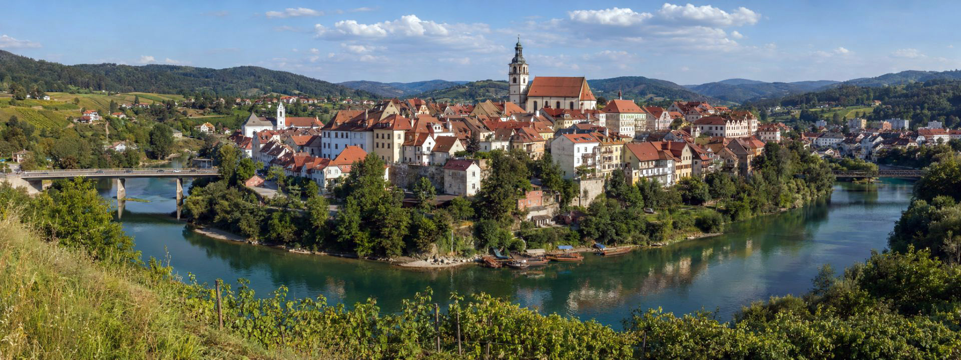 Panoramaansicht von Slowenien