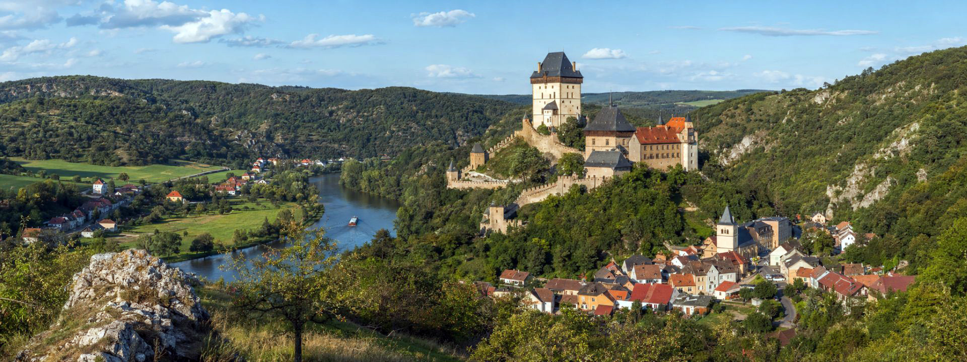 Panoramaansicht von Tschechien