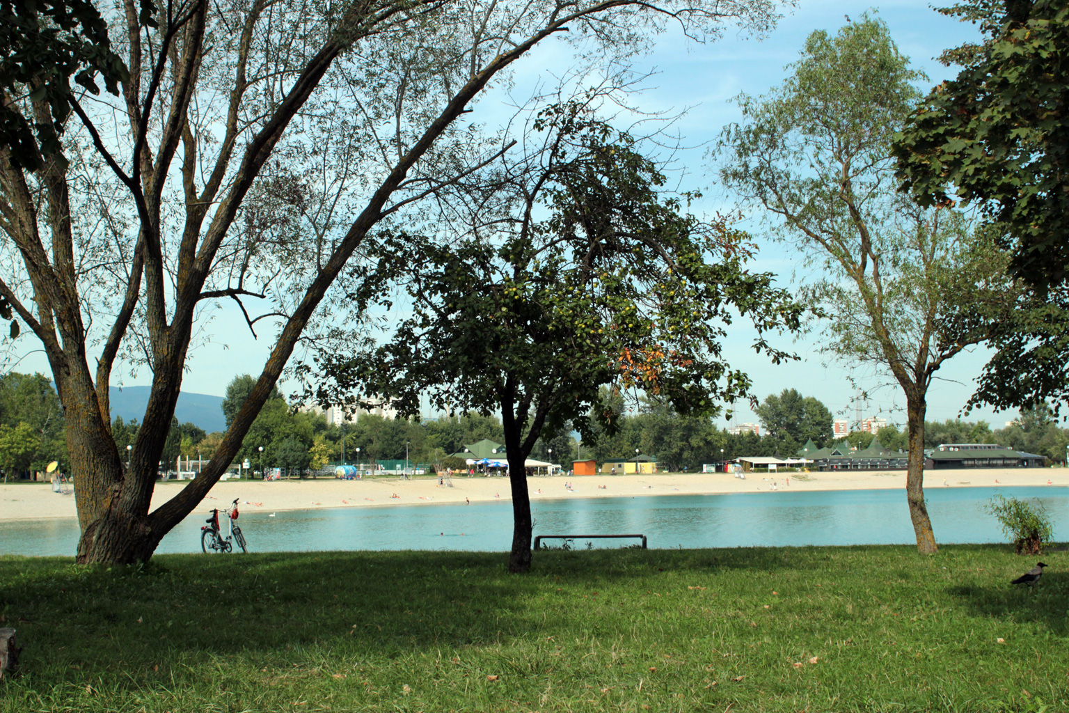 Der Jarun-Strand in Zagreb
